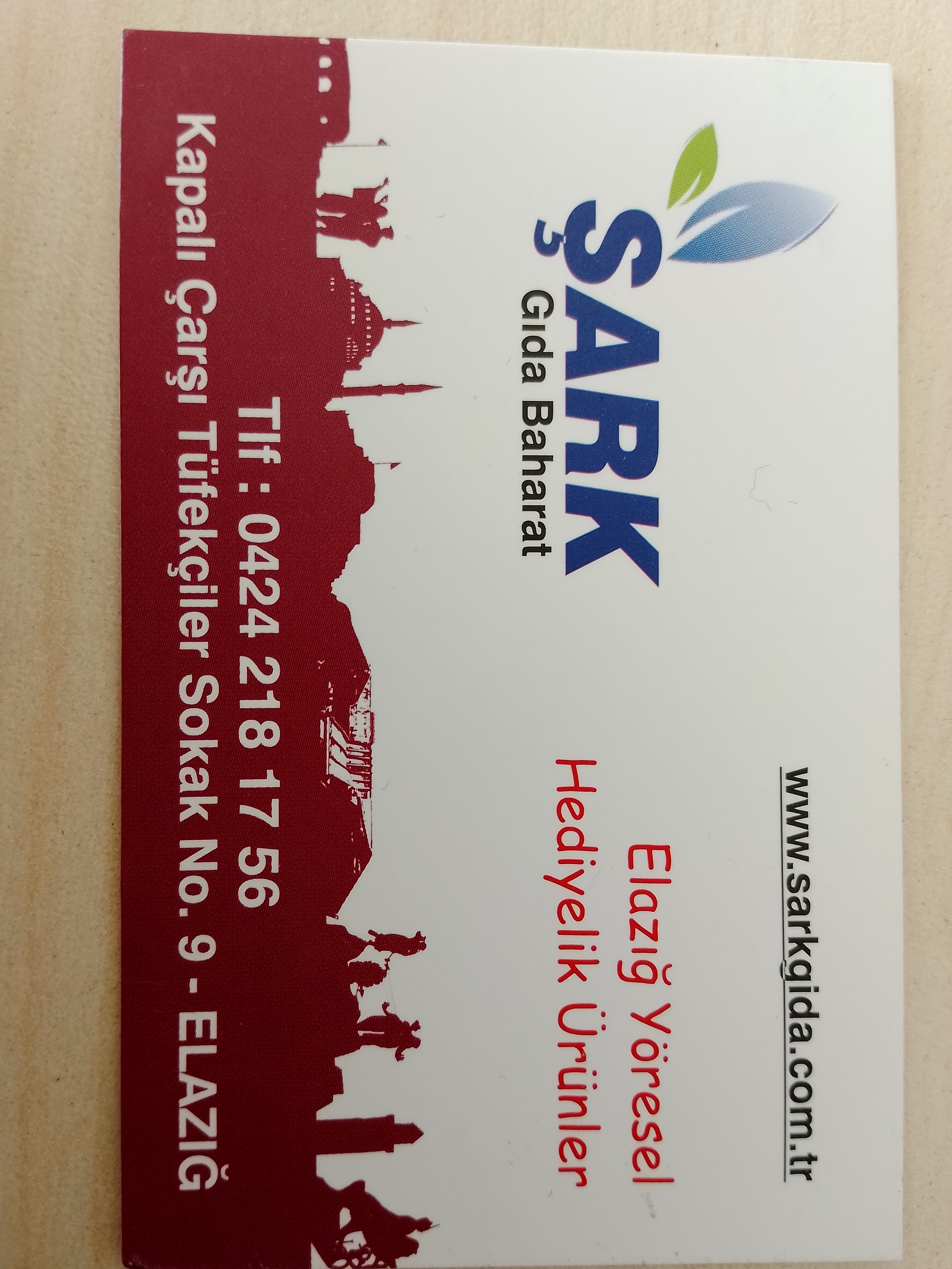 Şark gıda baharat Logosu