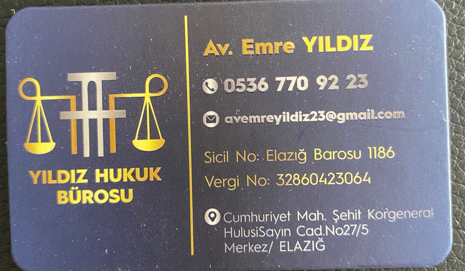 YILDIZ HUKUK BÜROSU Logosu