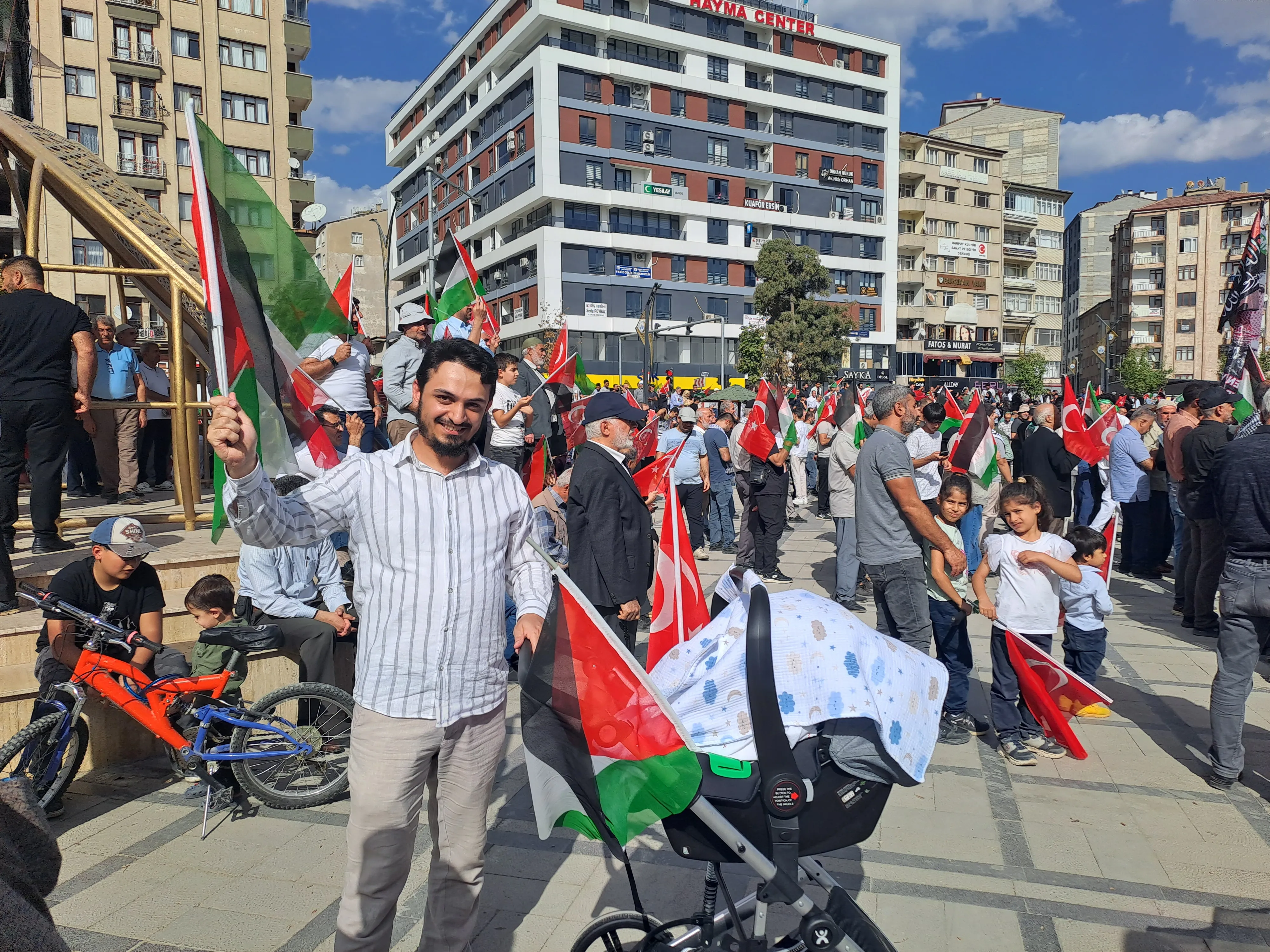 Elazig gazze icin görevini yapiyor