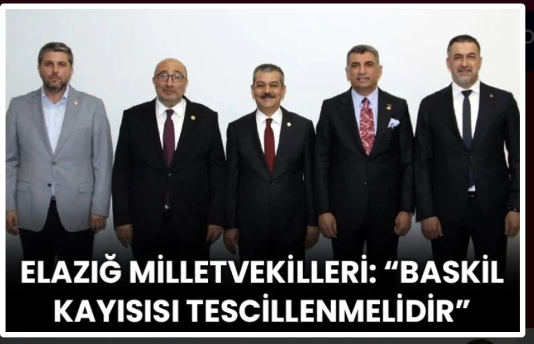 ELAZIĞLI 5 VEKIL BASKİL KAYISI TESCİLİ  İÇİN BİRLİK OLDU.