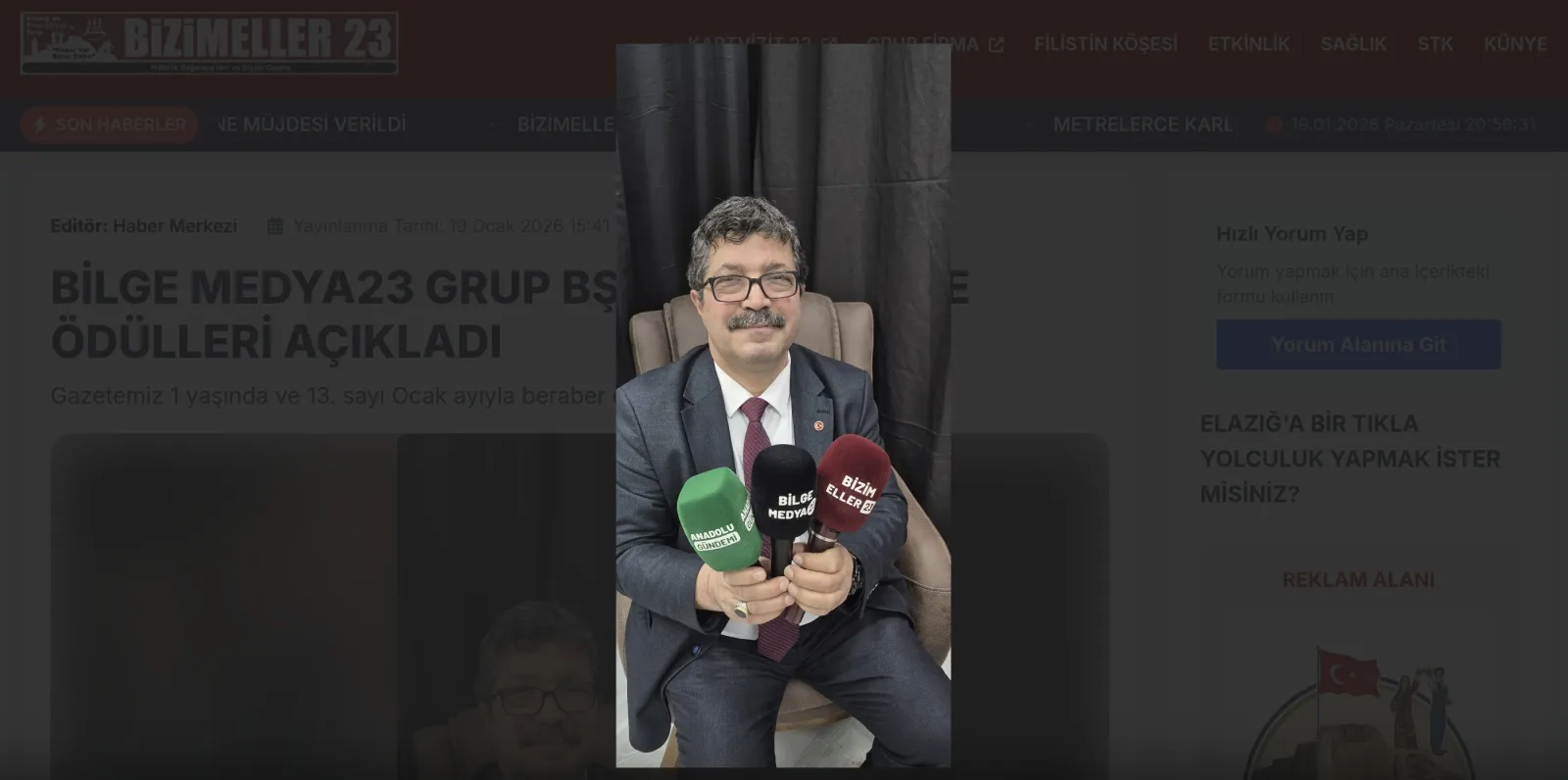 BİLGE MEDYA23 GRUP BŞK HASAN BİLGE ÖDÜLLERİ AÇIKLADI