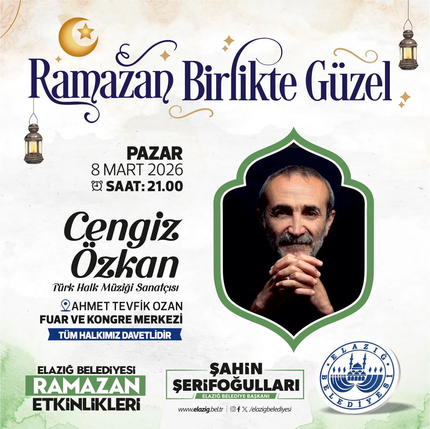 ELAZIĞ BELEDİYESİNDEN 8 MART’A ÖZEL PROGRAM DÜNYA KADINLAR GÜNÜ MÜZİĞİN EŞSİZ NAĞMELERİYLE KUTLANACAK