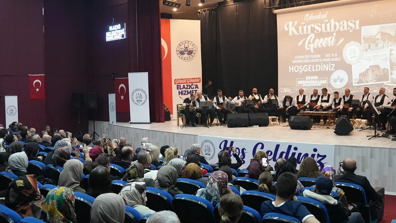 ELAZIĞ BELEDİYESİ VE EFTUD’DAN KÜRSÜBAŞI GECESİ