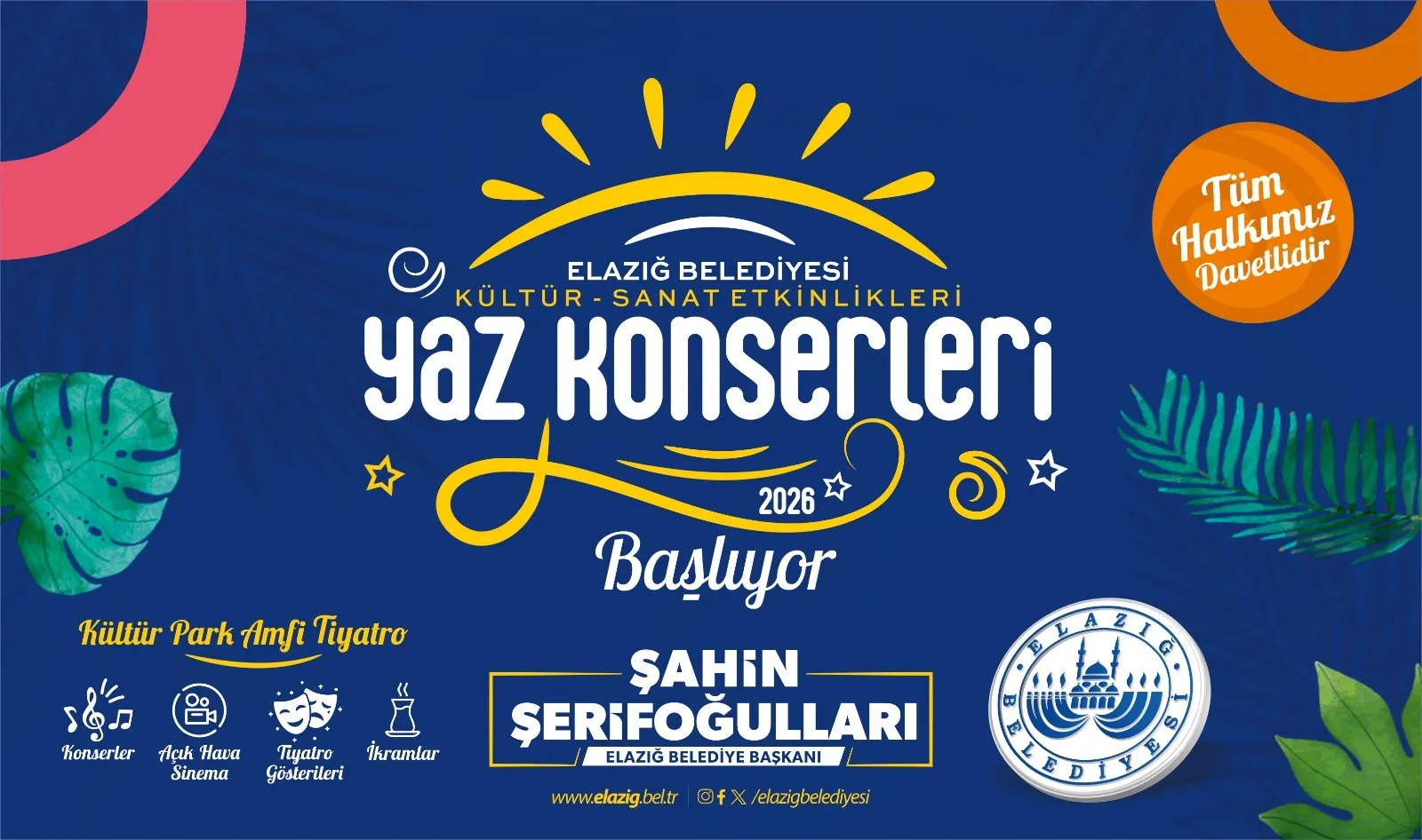ELAZIĞ BELEDİYESİ YAZ ETKİNLİKLERİ BAŞLIYOR