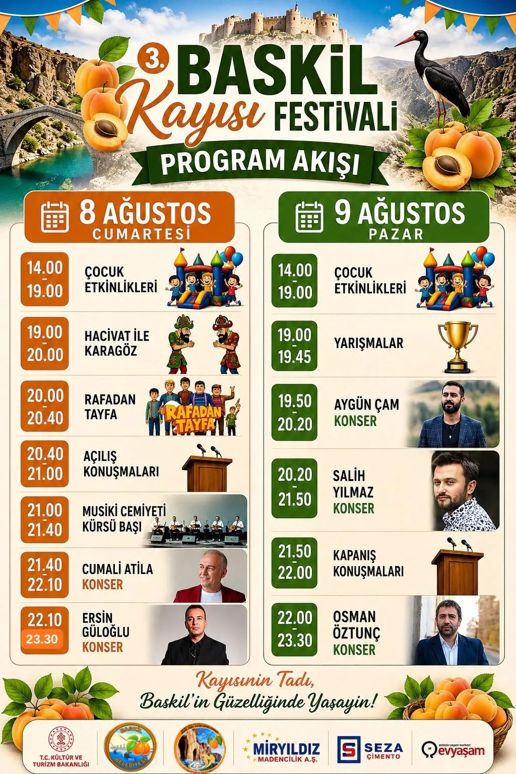 BASKİL KAYISI FESTİVALİ BAŞLIYOR