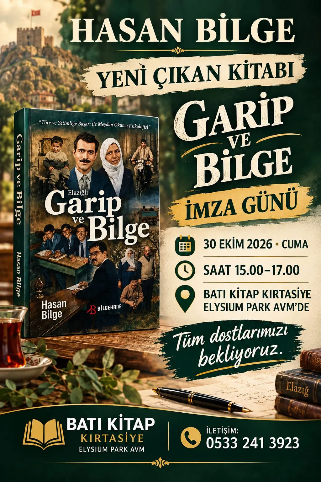 Manşet: GARİP VE BİLGE KİTABINDA İMZA GÜNÜ
