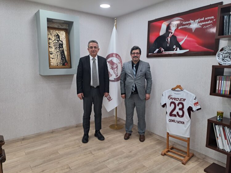 Gazetemizden Elazığ İl Özel İdare Genel Sekreteri Cemil Yatkın’a hayırlı olsun ziyareti