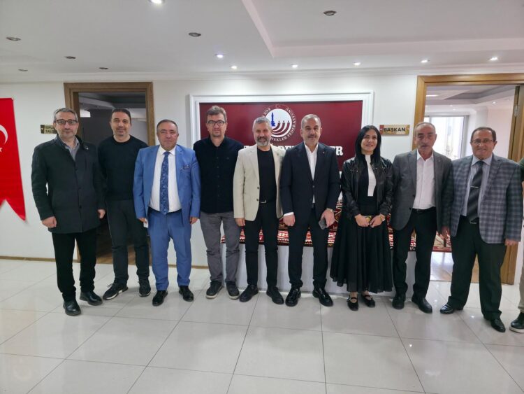 BAŞKAN ALAN’DAN EGE ELAZIĞ DERNEKLER FEDERASYONU’NU ZİYARET